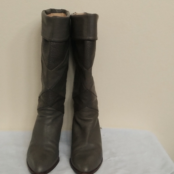 Elda Boutique Gray Boots Size 37 1/2 - Picture 3 of 17